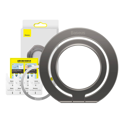 Product Ring Holder Baseus Halo for phones (Grey) base image