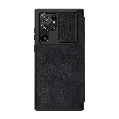 Product Θήκη Nillkin Qin Leather Pro για SAMSUNG S22 Ultra (black) base image