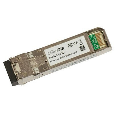 Product MultiMode SFP+ Fibre Module Mikrotik S+85DLC03D 300 m base image