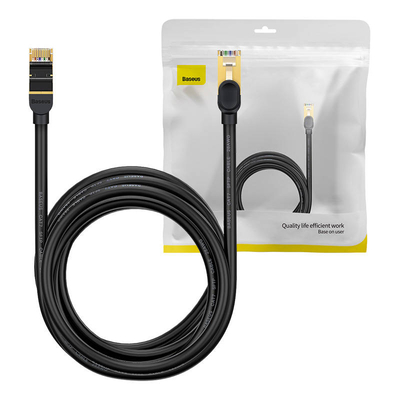 Product Καλώδιο Δικτύου Baseus Ethernet RJ45, 10Gbps, 8m (black) base image