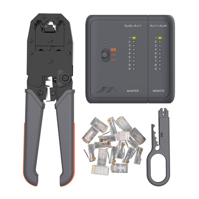 Product Πρέσα Ακροδεκτών Δικτύου Jimi Home JM-GTW5N RJ45 Cable Tester, 5-in-1 Kit base image