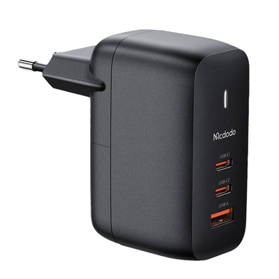 Product Φορτιστής Πρίζας Mcdodo GaN 65W CH-0291 2x USB-C, USB-A (Black) base image