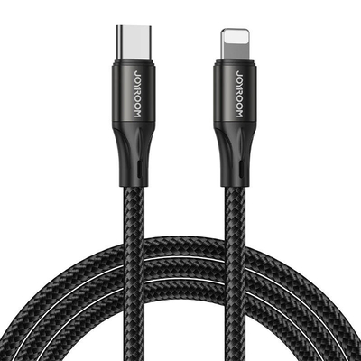 Product Καλώδιο USB to Lightning Joyroom S-2024N1-PD 20W 2m (Black) base image