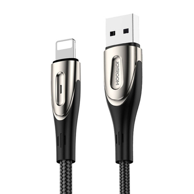 Product Καλώδιο USB to Lightning Joyroom Sharp S-M411 2.4A 3m (Black) base image