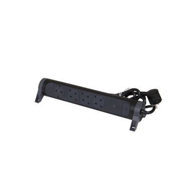 Product Πολύπριζο Ασφαλείας Legrand SurgeArrest 4 Outlets 1.5m Cable SPD Black/Grey Rotating base image