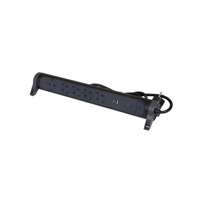 Product Πολύπριζο Ασφαλείας Legrand SurgeArrest 5 Outlets 1.5m Cable SPD Black/Grey Rotating base image