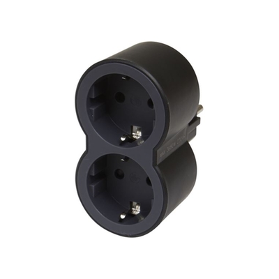 Product Πολύπριζο Ασφαλείας Legrand SurgeArrest 2 Outlets Black/Grey base image