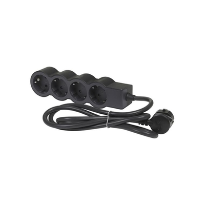Product Πολύπριζο Ασφαλείας Legrand SurgeArrest 4 Outlets 1.5m Cable Black base image