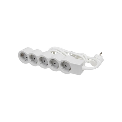 Product Πολύπριζο Ασφαλείας Legrand SurgeArrest 5 Outlets 1.5m Cable White/Grey base image