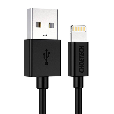 Product Καλώδιο USB to Lightning Choetech IP0026 MFi 1.2m (black) base image