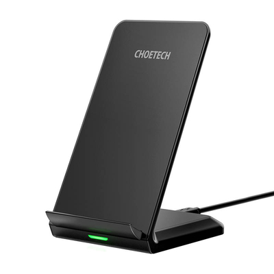 Product Ασύρματος Φορτιστής Choetech 10W with stand (black) base image