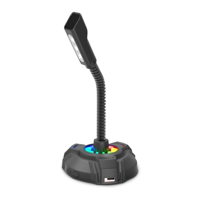 Product Μικρόφωνο Hp Dhp-1100c Γραφείου, 3.5mm Jack, Rgb, Λευκό Φως base image
