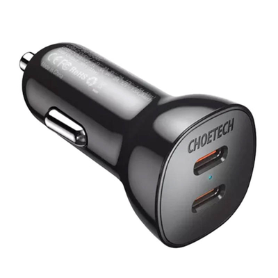 Product Φορτιστής Αυτοκινήτου Choetech TC0008 40W 2x USB-C base image