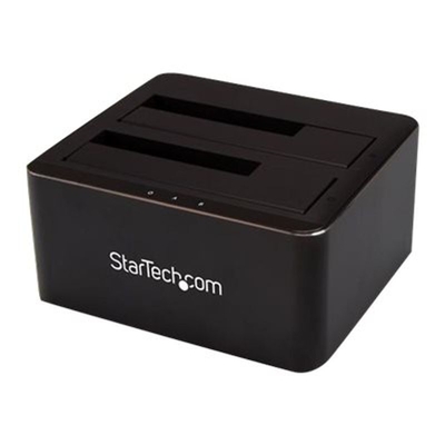 Product Docking Station StarTech.com Dual Bay SATA - for 2 x 2.5 / 3.5 "SATA SSD / HDD - Hot Swap base image