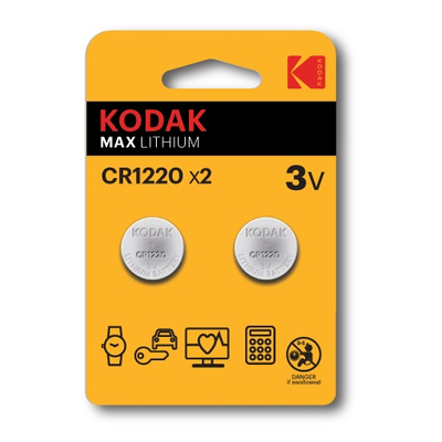 Product Μπαταρία Λιθίου Kodak CR1220 Single-use base image