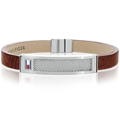Product Ανδρικό Βραχιόλι Tommy Hilfiger 2701059 (24cm) Δερμάτινο Brown base image