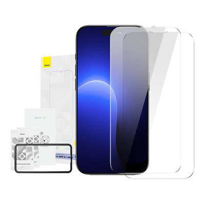 Product Προστασία Οθόνης Baseus Crystal Tempered Glass 0.3mm for iPhone 14 Pro (2pcs) base image