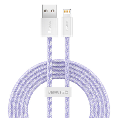 Product Καλώδιo USB for Lightning Baseus Dynamic 2 Series, 2.4A, 2m (purple) base image
