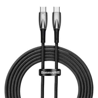 Product Καλώδιo USB-C for USB-C Baseus Glimmer Series, 100W, 2m (Black) base image