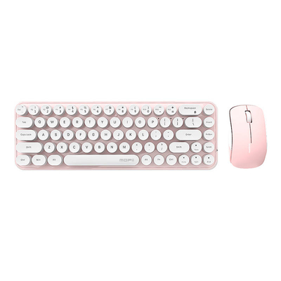 Product Σετ Πληκτρολόγιο και Ποντίκι Ασύρματο MOFII Bean 2.4G (White-Pink) base image