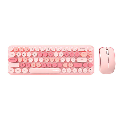 Product Σετ Πληκτρολόγιο και Ποντίκι Ασύρματο MOFII Bean 2.4G (Pink) base image