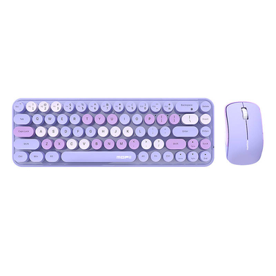 Product Σετ Πληκτρολόγιο και Ποντίκι Ασύρματο MOFII Bean 2.4G (Purple) base image