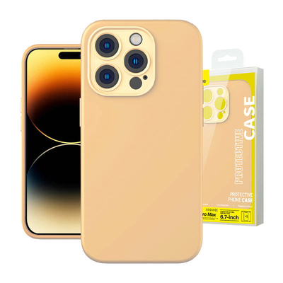 Product Θήκη Baseus Liquid Silica Gel για iPhone 14 Pro Max (Sunglow)+ tempered glass + cleaning kit base image