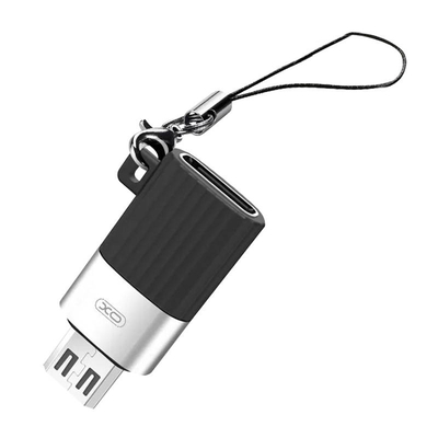 Product Αντάπτορας USB-C to Micro USB XO NB149-C (black) base image