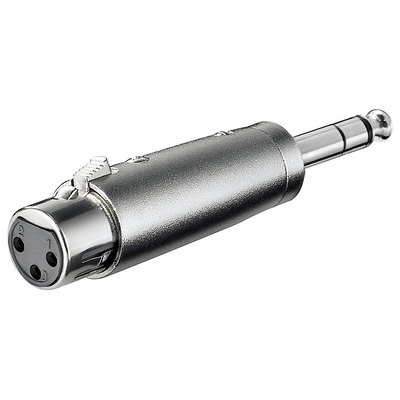 Product Αντάπτορας XLR Θηλ. / 6.35 Stereo Αρσ. base image