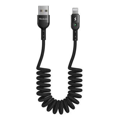 Product Καλώδιο USB to Lightning Mcdodo CA-6410 Spring 1.8m (Black) base image