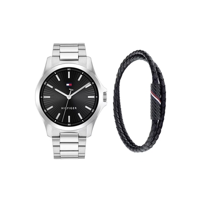 Product Ανδρικό Ρολόι Tommy Hilfiger 2770191 (43mm) Μεταλλικό Μπρασελέ Ασημί base image