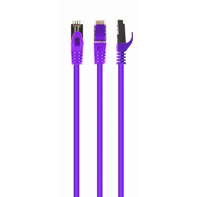 Product Καλώδιο Δικτύου Cablexpert S/Ftp Cat6a 0.5m, Lszh, Mωβ GM-6ASFTP-05-VIOLET base image