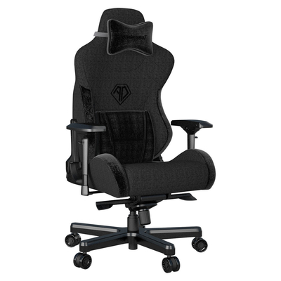 Product Καρέκλα Anda Seat T-PRO II Black FABRIC with Alcantara Stripes base image