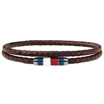 Product Ανδρικό Βραχιόλι Tommy Hilfiger 2790055 (21cm) Δερμάτινο Brown base image