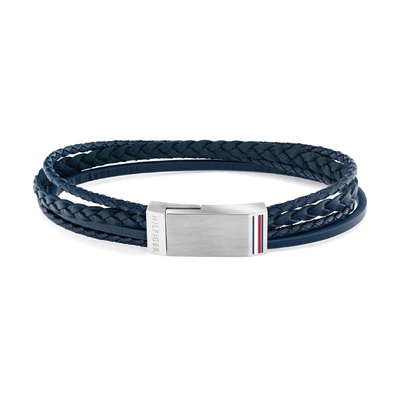 Product Ανδρικό Βραχιόλι Tommy Hilfiger 2790279S (20cm) Δερμάτινο Blue base image