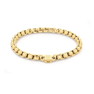 Product Ανδρικό Βραχιόλι Tommy Hilfiger 2790368 (20cm) από Ατσάλι Golden base image