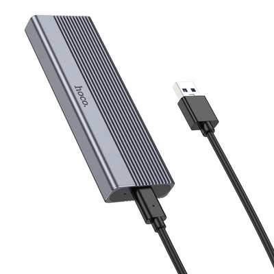 Product Θήκη Για Σκληρό Δίσκο Hoco Hb47 M.2 Sata Ssd Usb3.1, Γκρι HC-HB47G base image