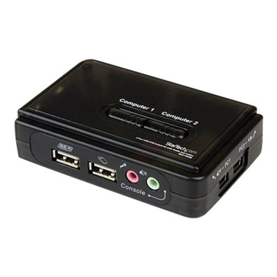 Product KVM & Data Switch StarTech 2 Port USB Kit with audio and cables base image