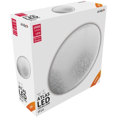 Product Πλαφονιέρα Οροφής Avide LED Μοντέρνα Atlas (Mosaic) 18W 330*100mm Λευκό 4000K base image