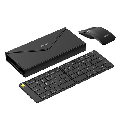 Product Πληκτρολόγιο Ασύρματο Set foldable Delux KF10 and mouse MF10PR base image