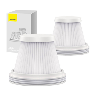 Product Φίλτρα για Σκουπάκι Αυτοκινήτου Baseus A3lite 2 PCS (White) base image
