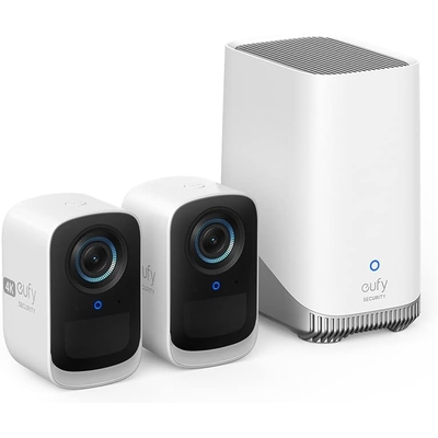 Product Ολοκληρωμένο Σύστημα CCTV Anker S300 EufyCam 3C Battery Camera 4K Kit 2+1 With Homebase 3 base image