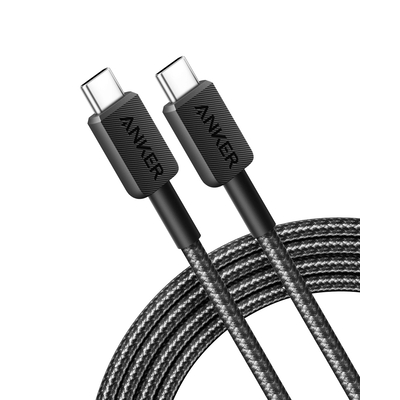 Product Καλώδιo USB Anker 322 USB-C to USB-C 480MBps, 60W, 1.8m Black base image