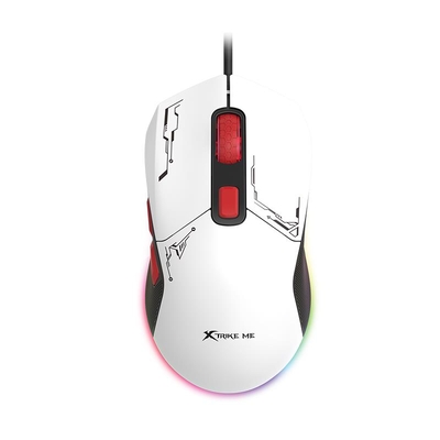 Product Ποντίκι Gaming Ενσύρματο Xtrike Me Gm-316w 7200dpi, Λευκό base image