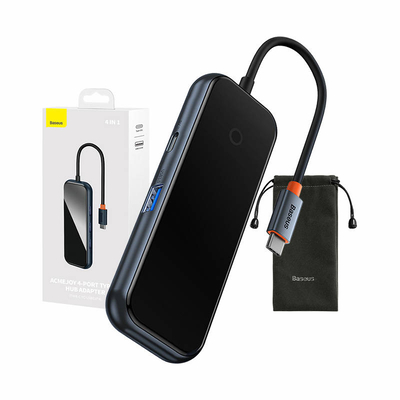 Product USB Hub 4w1 Baseus USB-C na 4xUSB 3.0 (Dark Grey) base image