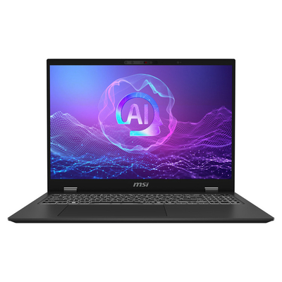 Product Laptop MSI 16'' Prestige 16 AI+ Evo B2VMG Copilot+ PC 3840x2400 /Ultra 9 288V/32GB/1TB SSD /Win 11 Pro/Stellar Gray (9S7-15A341-008) base image