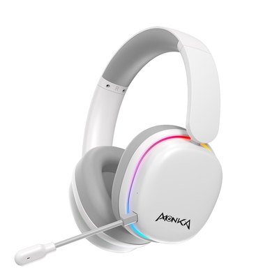Product Gaming Headset Monka Hg9070w Echo Rs Ασύρματο Ακουστικό, Βτ, Rgb, Λευκό base image