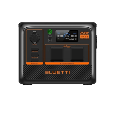 Product Power Station Bluetti Premium AC60P Expandable IP65, 600W AC Outlet 504Wh base image