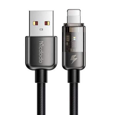 Product Καλώδιο USB to Lightning Mcdodo CA-3140 12W 1.2m (black) base image