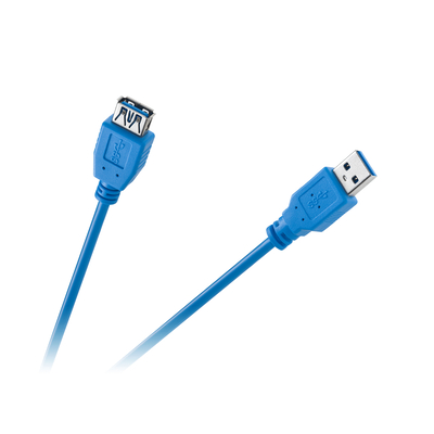 Product Καλώδιο USB 3.0 A/A M/F 1.8m Μπλε base image